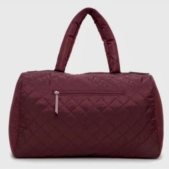 Quilted Burgundy Women's Bag - Picture 3 of 7